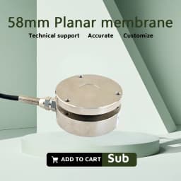 58mm Load Cell Planar Diaphragm Weight Sensor Electronic Scale 10KG 20KG 50KG 100KG 200KG for Education Science Technology