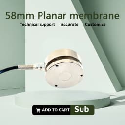 58mm Load Cell Planar Diaphragm Weight Sensor Electronic Scale 10KG 20KG 50KG 100KG 200KG for Education Science Technology