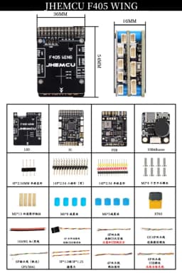 BaMasMATEK H743-SLIM V3 F405-WING V2 F405-WMN SpeedyBee F405 WING APP Fixed Wing Flight Controller Ardupilot VTOL For RC Airplan
