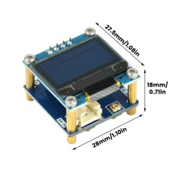 PLJ-096OLED-H1 Frequency Display Module Frequency Counter Featuring 0.96-inch OLED Display RF Digital Signal Frequency Meter
