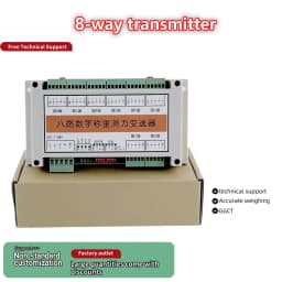 BENGBUZZQY 8-Way Weighing Sensor Signal Converter RS485 Modbus-RTU Multi-channel Load Cell Module 1/500,000 Resolution