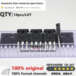 Aoweziic 2018+ 100% New Imported Original IRFP9240PBF IRFP9240 IRFP240PBF IRFP240TO-247 Field Effect Tube P Groove 200V 12A /20A