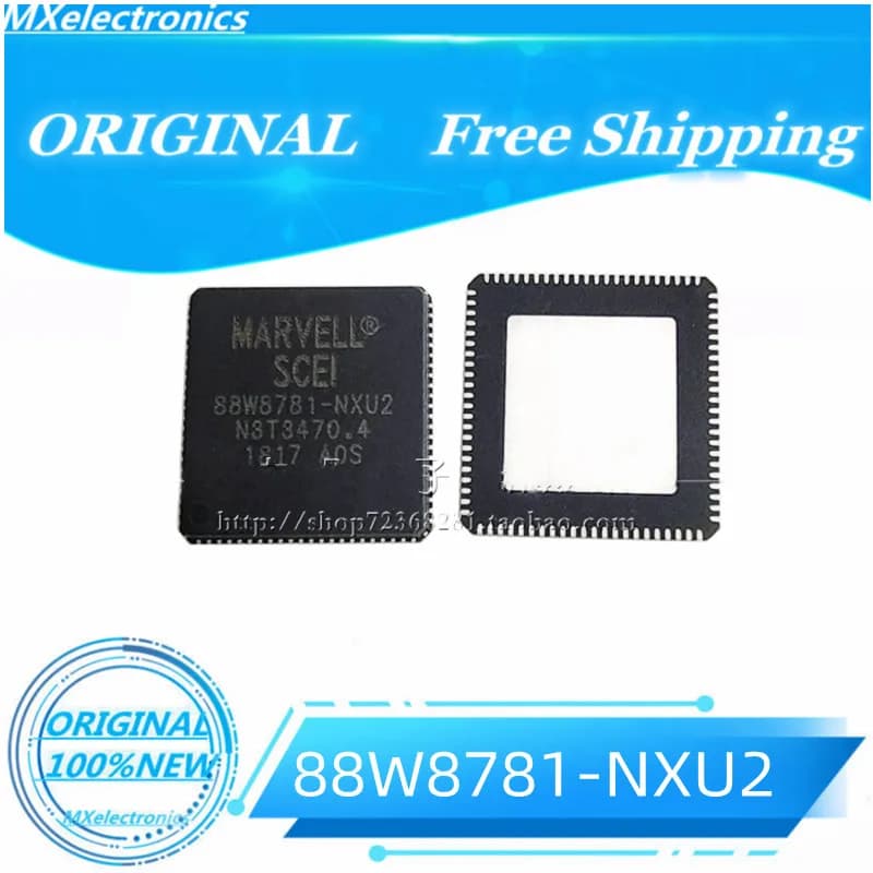 2PCS-10PCS/LOT 100%NEW 88W8781-NXU2 88W8781 QFN WIFI CHIP