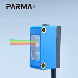 Mark Sensor Optical Sensor Color Marking Label Contrast Sensor Simple Easy Use 12-24V DC NPN PNP Sensing Distance 10mm