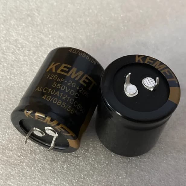 4pcs/lot Original KEMET BHC ALC10 550V 120UF 30X35mm audio aluminum electrolytic capacitor free shipping