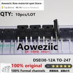 Aoweziic 2023+ 100% New Imported Original DSEI30-06A DSE130-06A DSEI30-12A DSE130-12A TO-247 Fast Recovery Diode 30A 600V 1200V