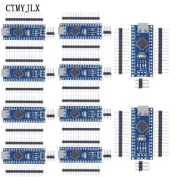 10pcs Mini/Type-C/Micro USB For Nano 3.0 With The Bootloader Compatible Controller for Arduino CH340 USB Driver 16Mhz ATMEGA328P