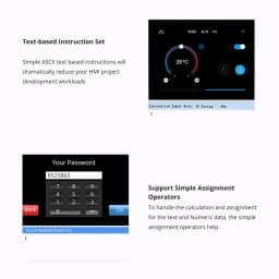NEXTION NX4848E028-011C 2.8″ LCD-TFT Capacitive HMl Touch Display Module Edge Series Screen Panel Touchscreen Without Enclosure