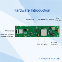 DWIN 8.8 Inch 1920x480 TFT LCD HMI Display Module TTL/RS232 IPS Capacitive Resistive Touch Screen DMG19480T088_01W