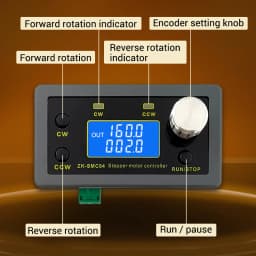 SMC04 Stepper Motor Driver DC 10-30V Motor Controller Forward And Reverse Ttl Serial Communication For 42 57 86 Stepper Motor