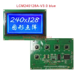 240128 Lcd Display Module with Touch Panel Screen Plastic T6963C or RA6963 or UCI6963 144x104mm LCM240128A B