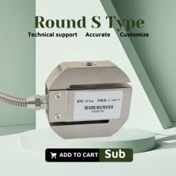 BENGBUZZYQ Column S-Type Load Cell 5kg–500kg 1T 2T 2.0mV/V IP66 Compression & Tension Force Sensor for Industrial Weighing Use