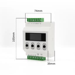 Industrial Force Transmitter,485 Communication,Analog Output 0-20mA, 0-5V, 0-10V for Load Cell Impact Testing and Measurement