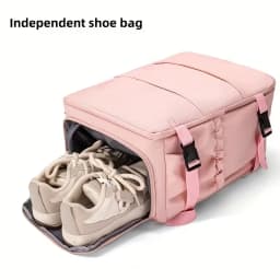 Graceful Practical Multi-color Backpack Multi-pocket Design Adjustable-strap Lightweight for Commute Casual Bag