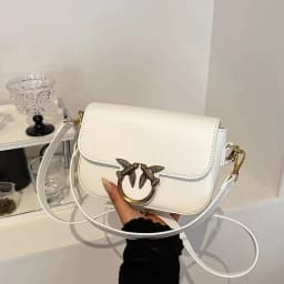 2026 New European Solid Color Small Square Bag, Fashionable Shoulder Bag, Popular Multifunctional Women's Crossbody Bag