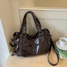 Luxury Shoulder Bag for Women 2026 New Casual Crossbody Bag Ladies Daily Commute Handbag Large Capacity Soft PU Leather Tote Bag