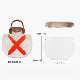 Suitable for Longchamp Filet Bag Inner Lining Longchamp Shopping Mesh Bag Large Inner Organizer Middle Bag