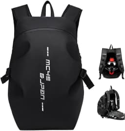 Motorcycle backpack, men's waterproof helmet backpack, riding bag, motorcycle backpack, laptop bag, large capacity travel backpa