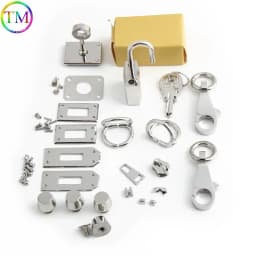 Luxury Stainless Steel Metal Clasp Wholesale Bag Twist Turn Lock a Set of Locks For Woman Handbags Purse Hardware Accessories
