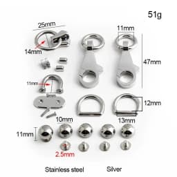 Luxury Stainless Steel Metal Clasp Wholesale Bag Twist Turn Lock a Set of Locks For Woman Handbags Purse Hardware Accessories