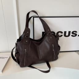 Daily Business Commuting Large Capacity Tote Hand Bags Soft Leather Shoulder Crossbody Bags for Women Handbags Sturdy Durable