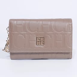 CH Fashion Autumn/Winter Small Wallet 2026 New Solid Color Letter Embossed Male and Female Multi Card Slot Wallet