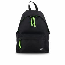 Mp | Spanish Brand | Casual Black Backpack for Men | Youth School Backpack for Institute and University (43X35X24 cm) | Large Capacity with Compartments and Side Pocket
