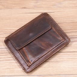 Genuine Leather Wallet For Men Male Rfid Original Cowhide Vintage Short Mens Wallet Purse With Card Holder ID Window Coin Pocket
