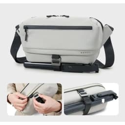 BANGE Waterproof Chest Bag Multi-Carry Modes Sling Crossbody Travel Shoulder Messenger Bag