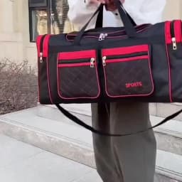 Large Capacity Travel Duffel Bag, Casual Style, Multiple Compartments & Pockets, Perfect for Short Trips, Sports Travel Bag