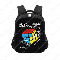 Magic Cube Print Backpack Magic Square Cuber Daypack Children School Bags for Teenager Rucksack Laptop Backpack Book Bag Gift