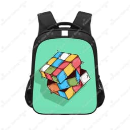 Magic Cube Print Backpack Magic Square Cuber Daypack Children School Bags for Teenager Rucksack Laptop Backpack Book Bag Gift