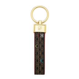 CH Niche High-end Keychain Leather Keychain Unique Printing Design Fashion Keychain Simple and Exquisite Style Gifts