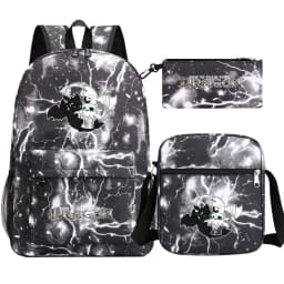 Toothless Dragon Night Fury Backpack Schoolbag Shoulder Bag Pencil Case Set for Kids Students