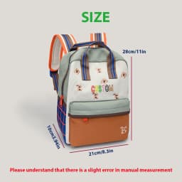 Custom Embroidered / Standard 2 Choices Personalized, Cute Cartoon, Heart Quilting, Casual Backpack, Back-to-School Season Gift