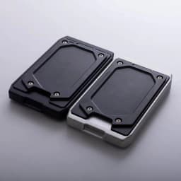 Mitifunction Aluminum Alloy Wallets Men Money Credit Card Key Accessories Holder Slim Storage Organizer Purses Black Wallet Gift