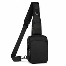 Fashionable Casual RFID Anti-Theft Sling Bag for Men's, Street Sports Chest Bag Simple Lightweight Shoulder Bag for Commuting