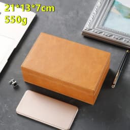 Phone Signal Blocking Box Faraday Box for Car Keys Pu Leather Anti Theft Rfid Rf Radiation-Proof Safe Car Key Fob Protector Box