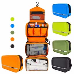 Hanging Men's Toiletry Bag Large Waterproof Cosmetic Bags Travel Organizer Lady Toiletries Makeup Toilet Foldable Bathroom Kit