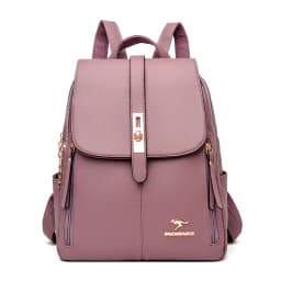 Vintage Large Capacity Women's Backpack High Quality Leather Female Travel School Bag Rucksack Purse Bookbag