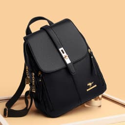 Vintage Large Capacity Women's Backpack High Quality Leather Female Travel School Bag Rucksack Purse Bookbag