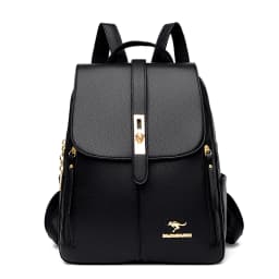Vintage Large Capacity Women's Backpack High Quality Leather Female Travel School Bag Rucksack Purse Bookbag