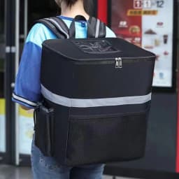 Backpack Takeaway Box Shoulder Insulation and Thick Large Capacity Outdoor Camping Food Delivery Box
