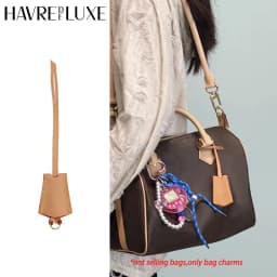 100% Genuine Vachetta Leather Bag Strap for LV Speedy 20 25 30 Shoulder Straps Long Bags Belts Replacement bag Accessories