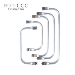 Silver16cm 18cm 20cm 25cm 30cm 40cm Bag Frame For Purse Doctor Metal Aluminium Tube Handle Accessories Clutch Parts Silver
