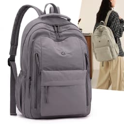 Women's Large Capacity Casual Nylon Multi-Layer Backpack Fashionable Knapsacks Travel School Bag for Outdoor Camping Hiking