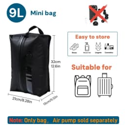 TPU Vacuum Storage Bags 9L-41L, IP67 Waterproof Compression Bags Clothes, Space Saver Packing Cubes Travel Organizer Set