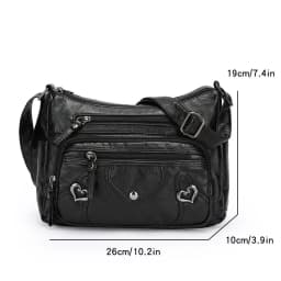 Multi Pocket Soft Leather Crossbody Bag Luxury Purses Handbags Women's Bag Designer Shoulder Messenger Bags for Women