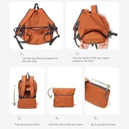 FOUVOR Ultra Light Backpack Large Capacity Backpacks 2026 Outdoor Travel Hiking Foldable Convenient School Backpack Bags 3037-03