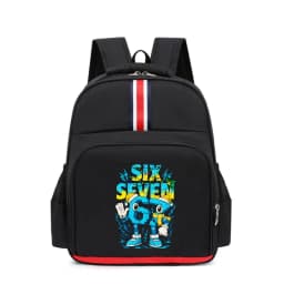 Waterproof Bookbag Six Seven 6 7 Italian Brainrot Cartoon Primary Bags Kids Meme 67 Backpack for Kindergarten Boys Girls Gift